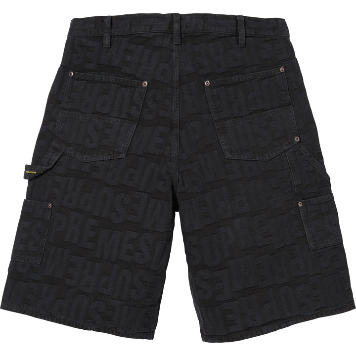 Repeat Jacquard Double Knee Denim Short - Shop - Supreme