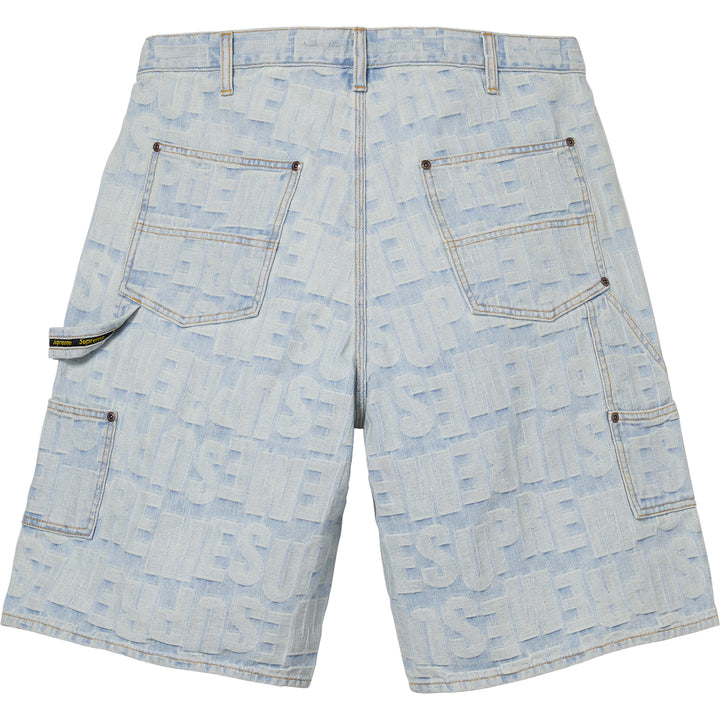 Repeat Jacquard Double Knee Denim Short - Shop - Supreme