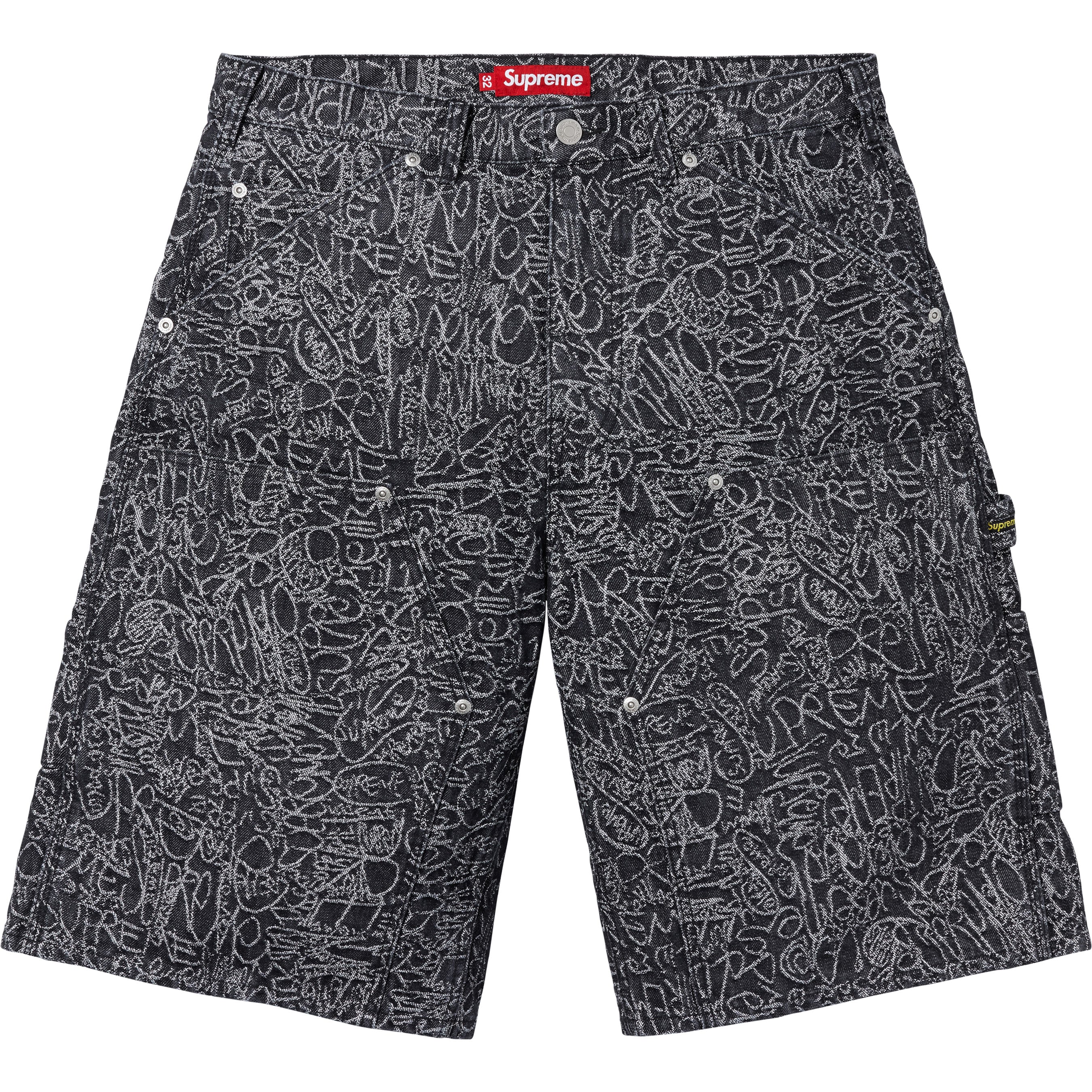 Handwriting Double Knee Denim Short - Shop - Supreme