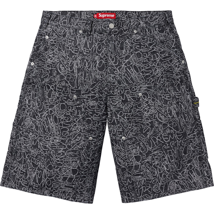 Handwriting Double Knee Denim Short - Shop - Supreme