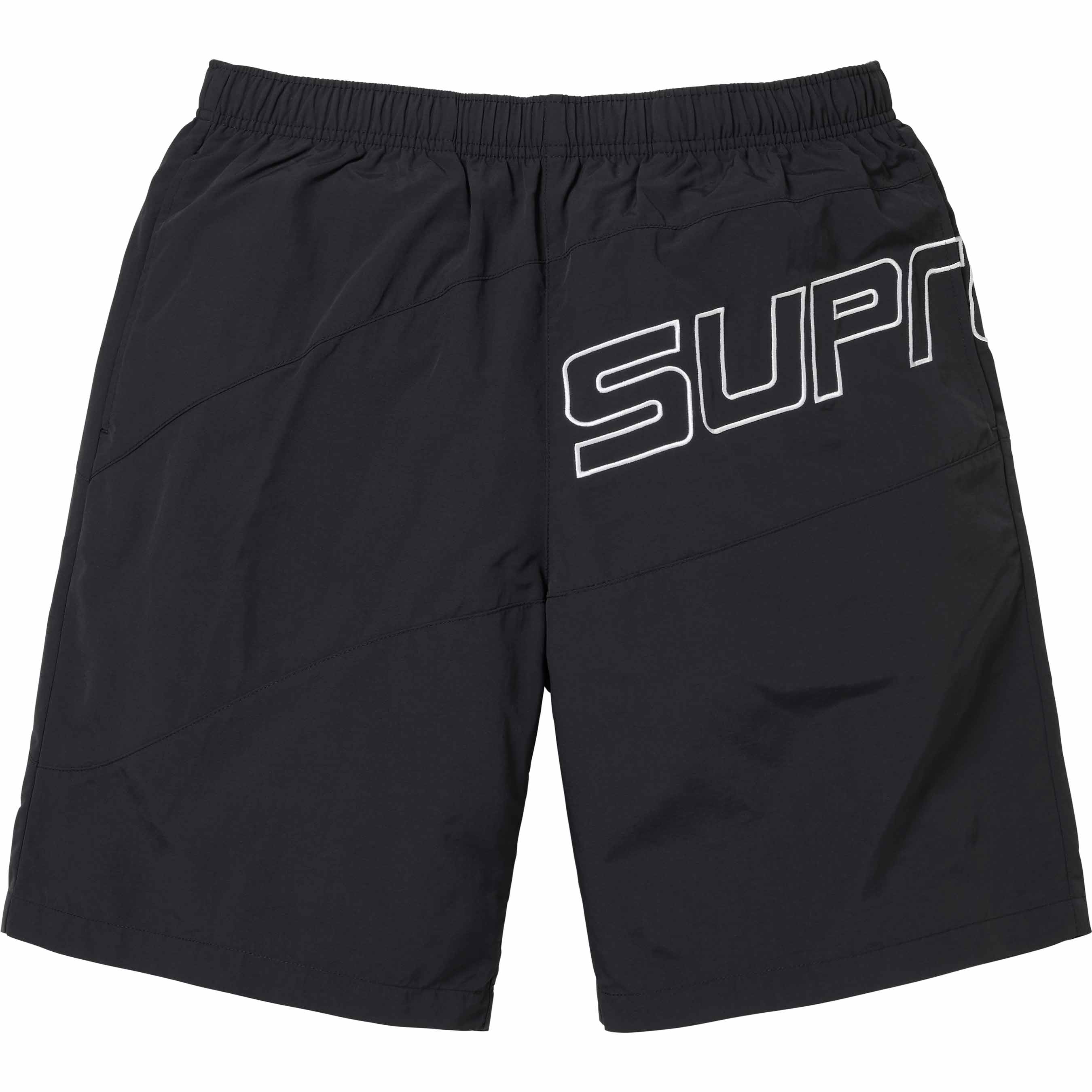 Supreme Nylon Water Short Black Floral - ファッション