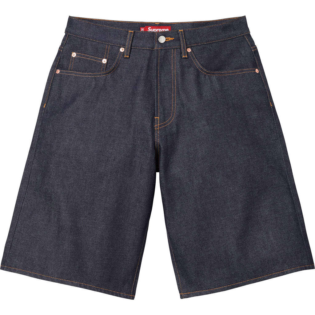 パンツ Supreme Rigid Selvedge Denim Short 32 Baggy Selvedge Denim Short - Shop - Supreme