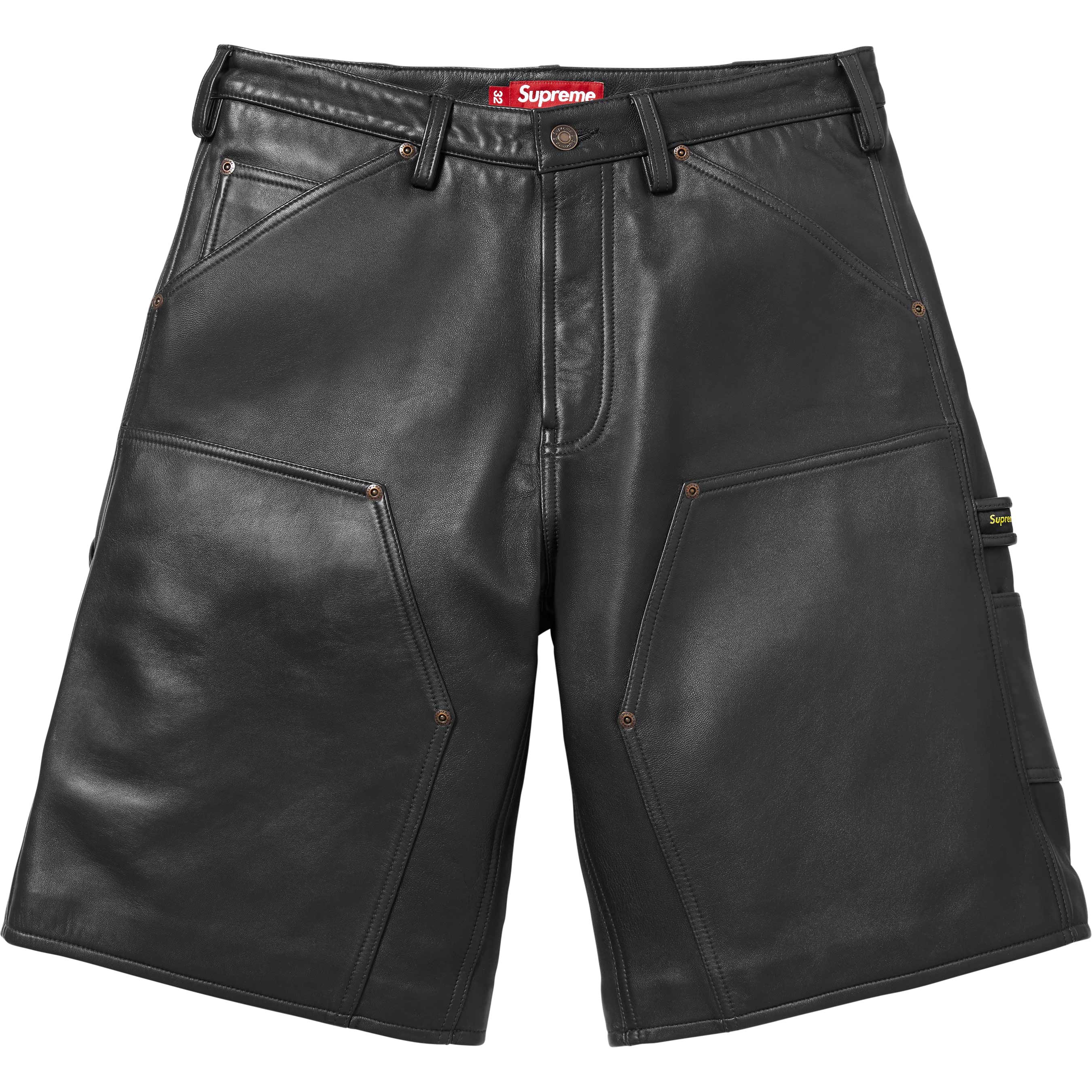 Leather Double Knee Painter Short - Shop - Supreme