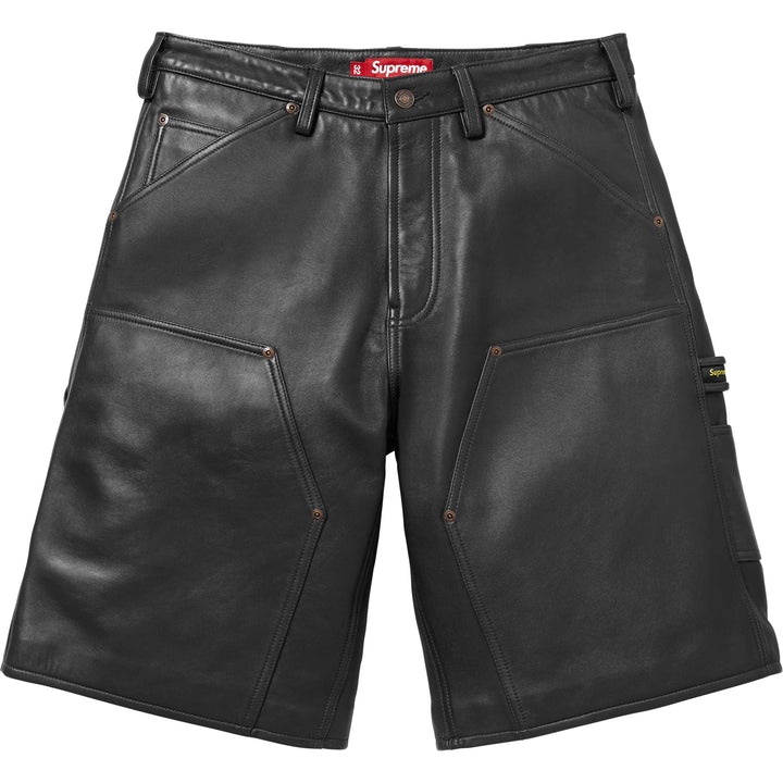 Leather Double Knee Painter Short - Shop - Supreme