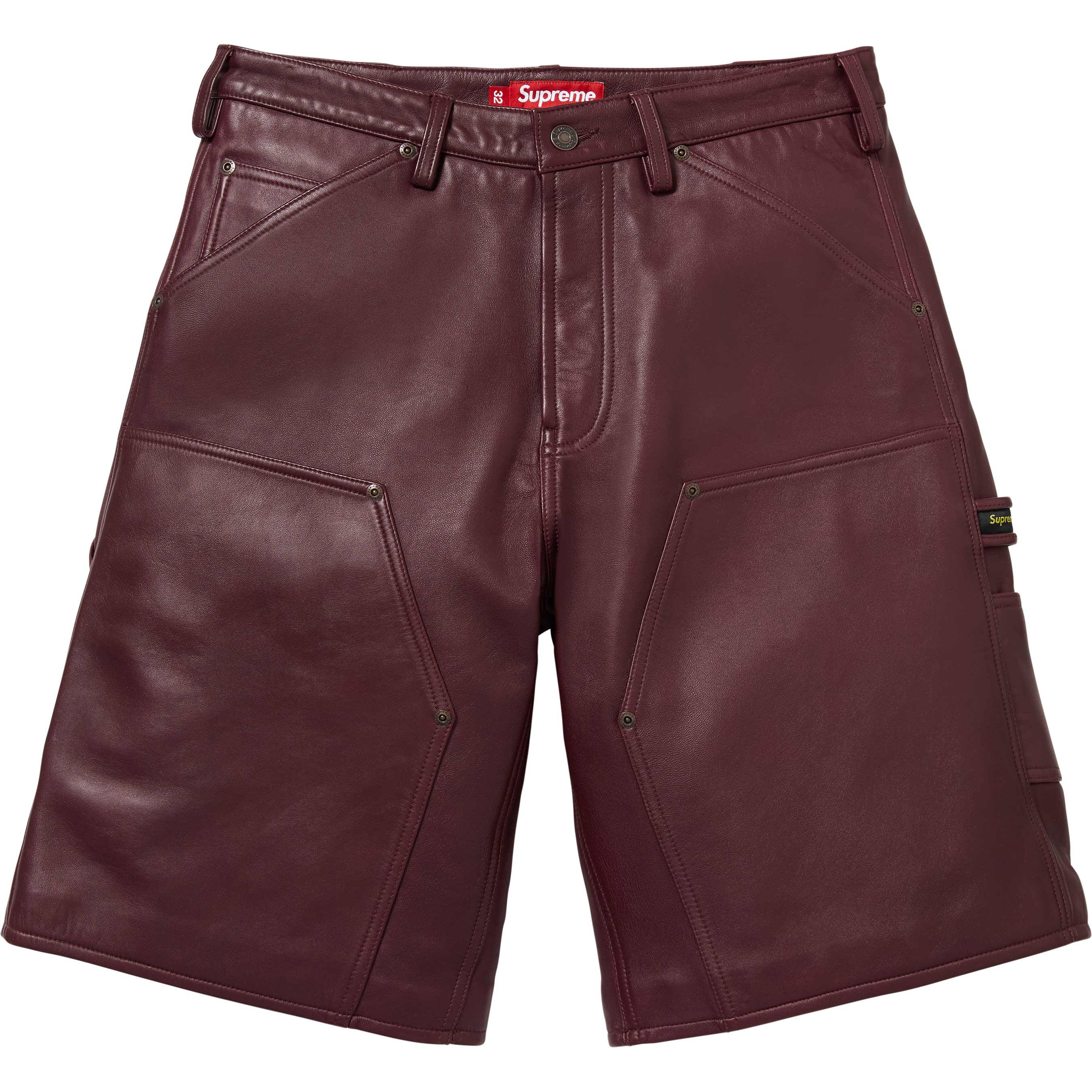 まりりんLeather Double Knee Painter Pant Supreme Leather Double Knee Painter Pant - Black | Editorialist