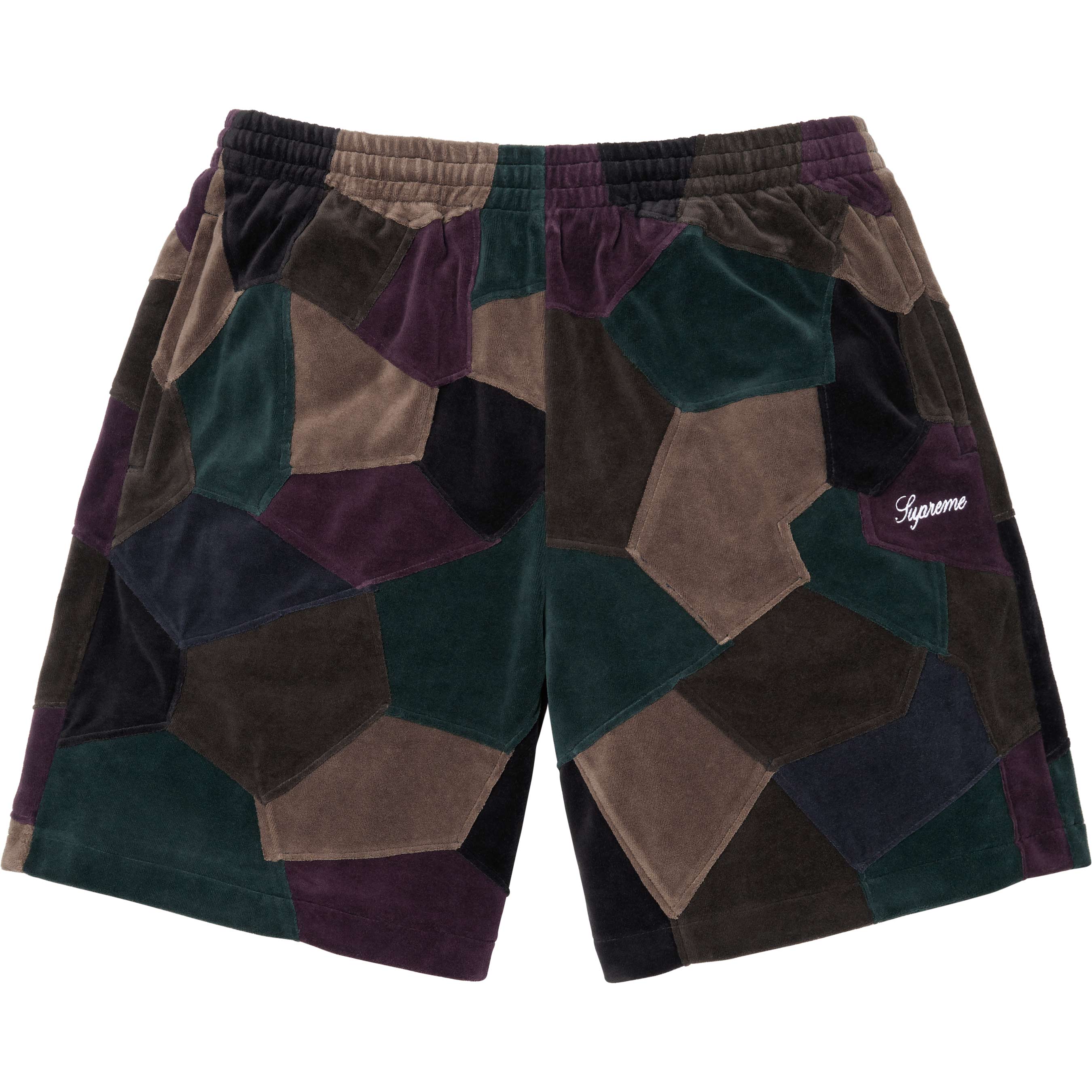 Patchwork Velour Short - Shop - Supreme
