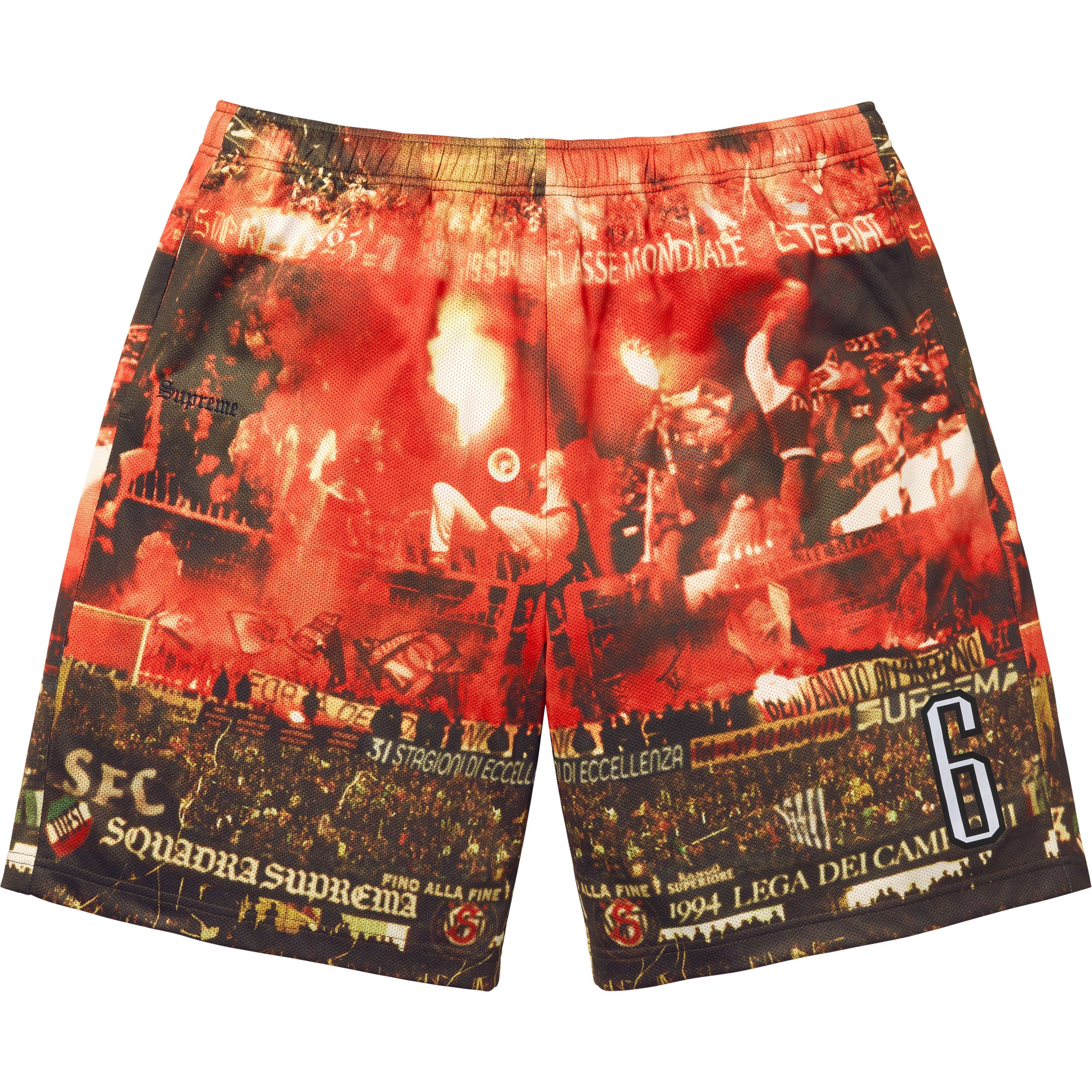 ★25SS WEEK19★Supreme Vinci Per Noi Soccer Short SH46_SS25_CrowdFlareSoccerShor