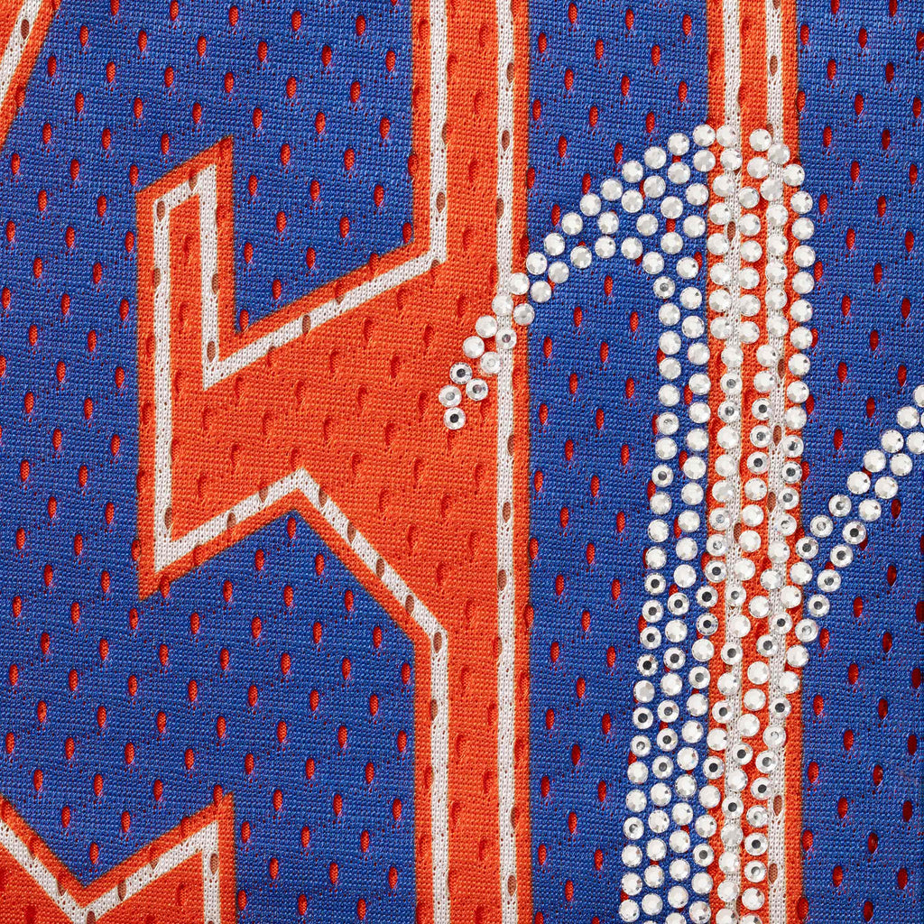 Rhinestone Mesh Short