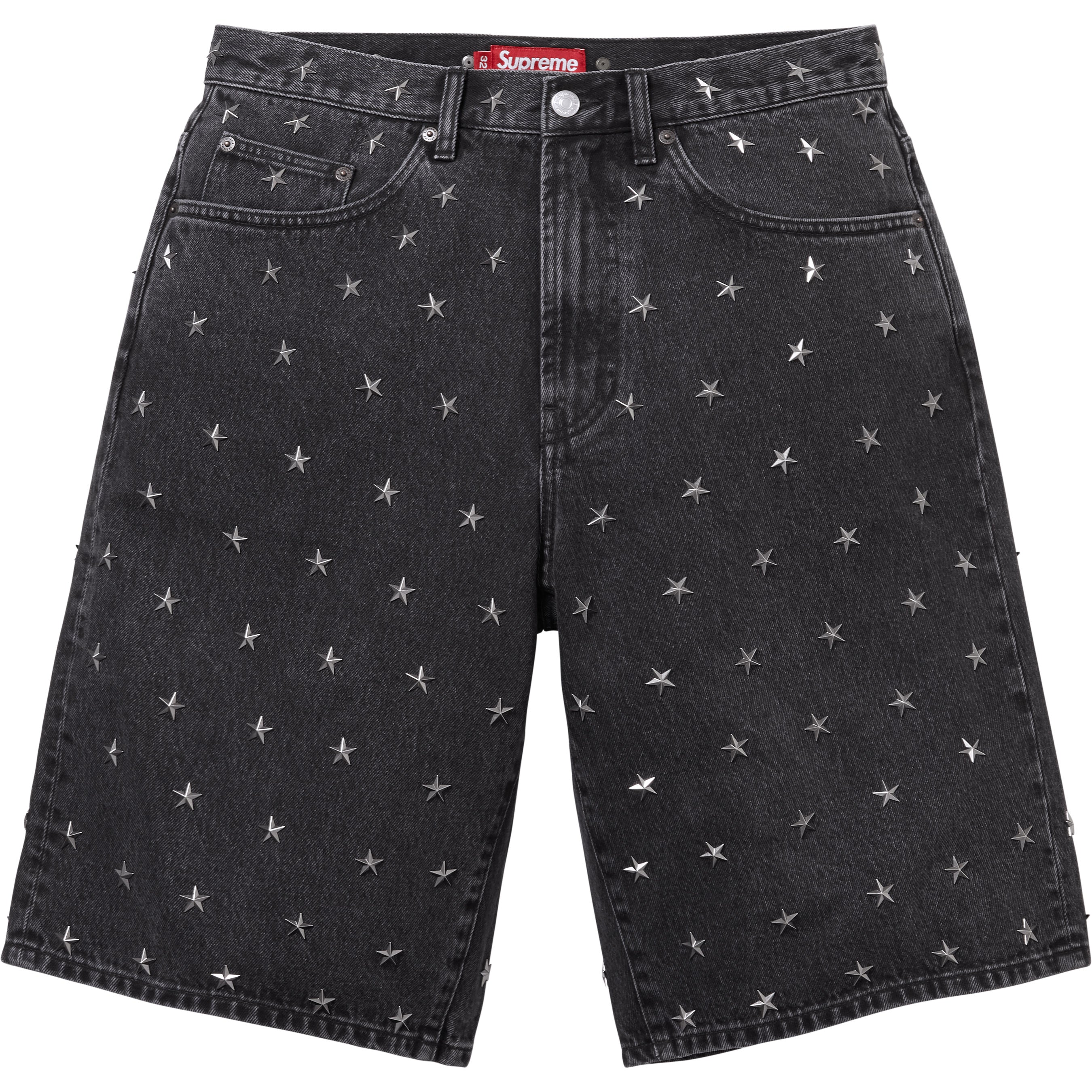 Stars Studded Baggy Denim Short - Shop - Supreme