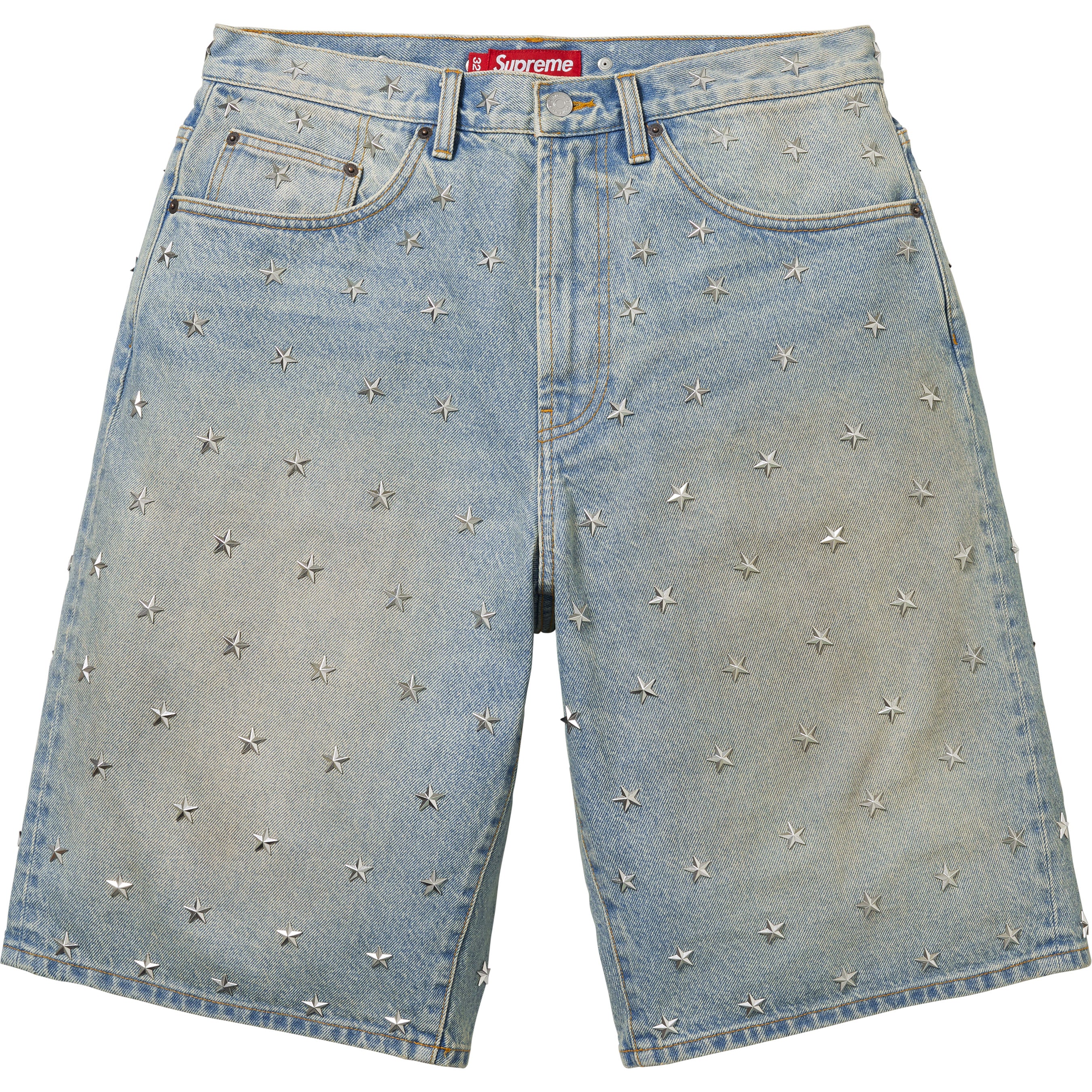 Stars Studded Baggy Denim Short - Shop - Supreme