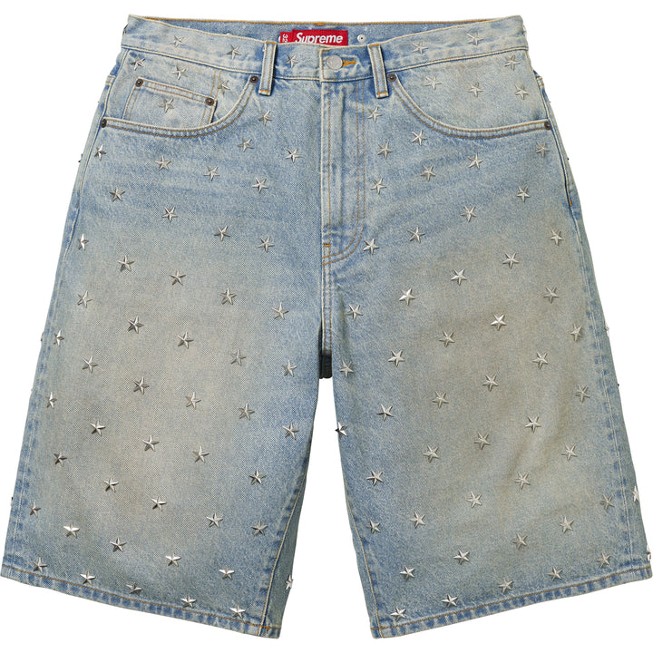 Stars Studded Baggy Denim Short - Shop - Supreme