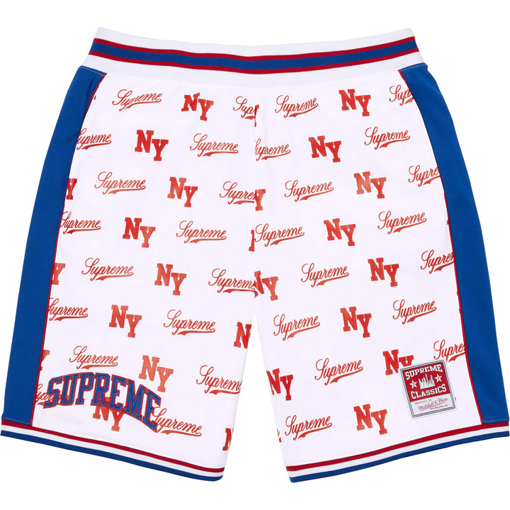 Supreme®/Mitchell & Ness® Monogram Basketball Short - Shop - Supreme