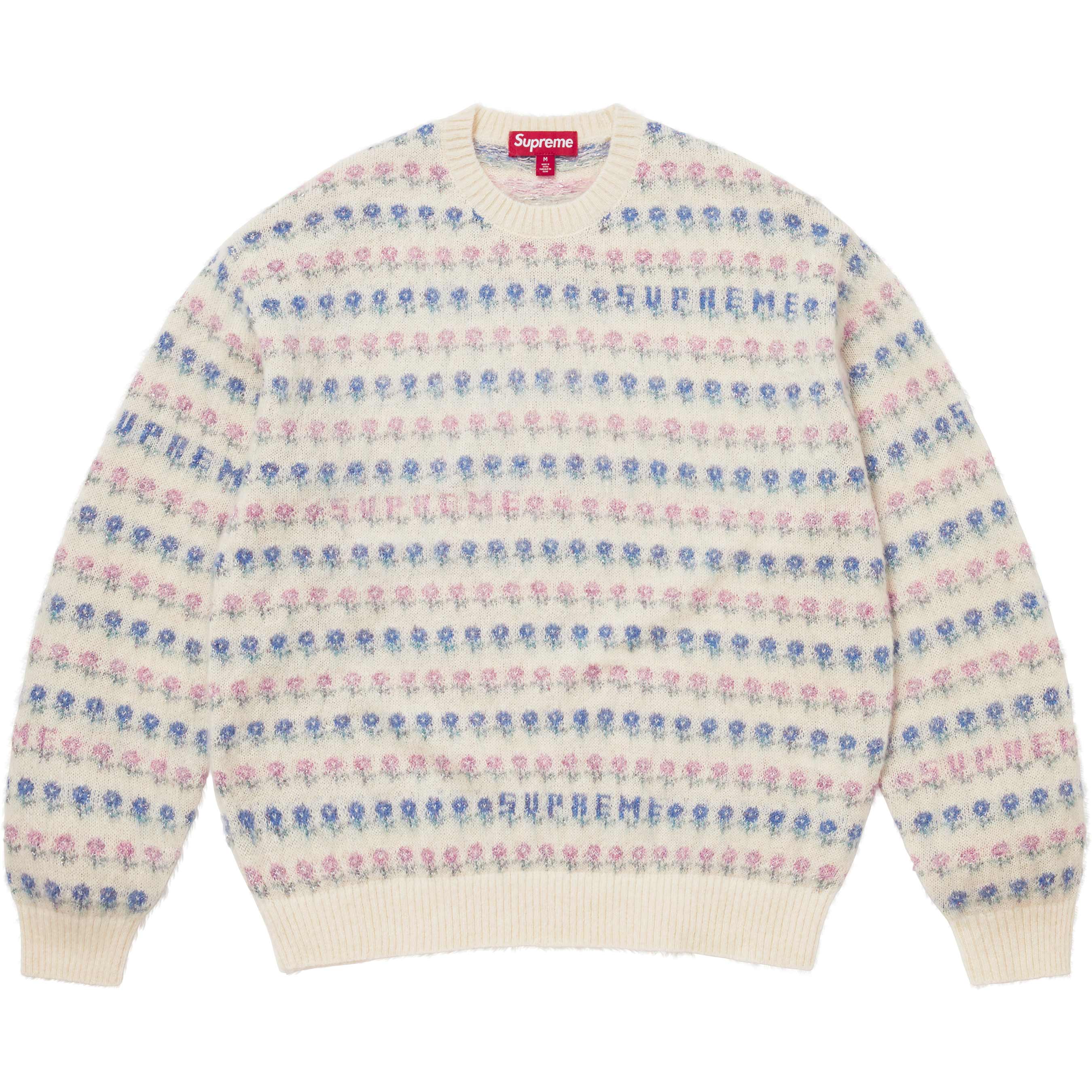 Flowers Metallic Sweater - Shop - Supreme