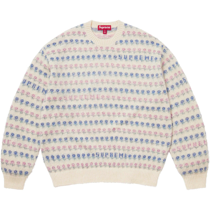 トップス Supreme Printed Floral Angora Sweater Supreme Printed Floral Angora Sweater (SS19) - $158
