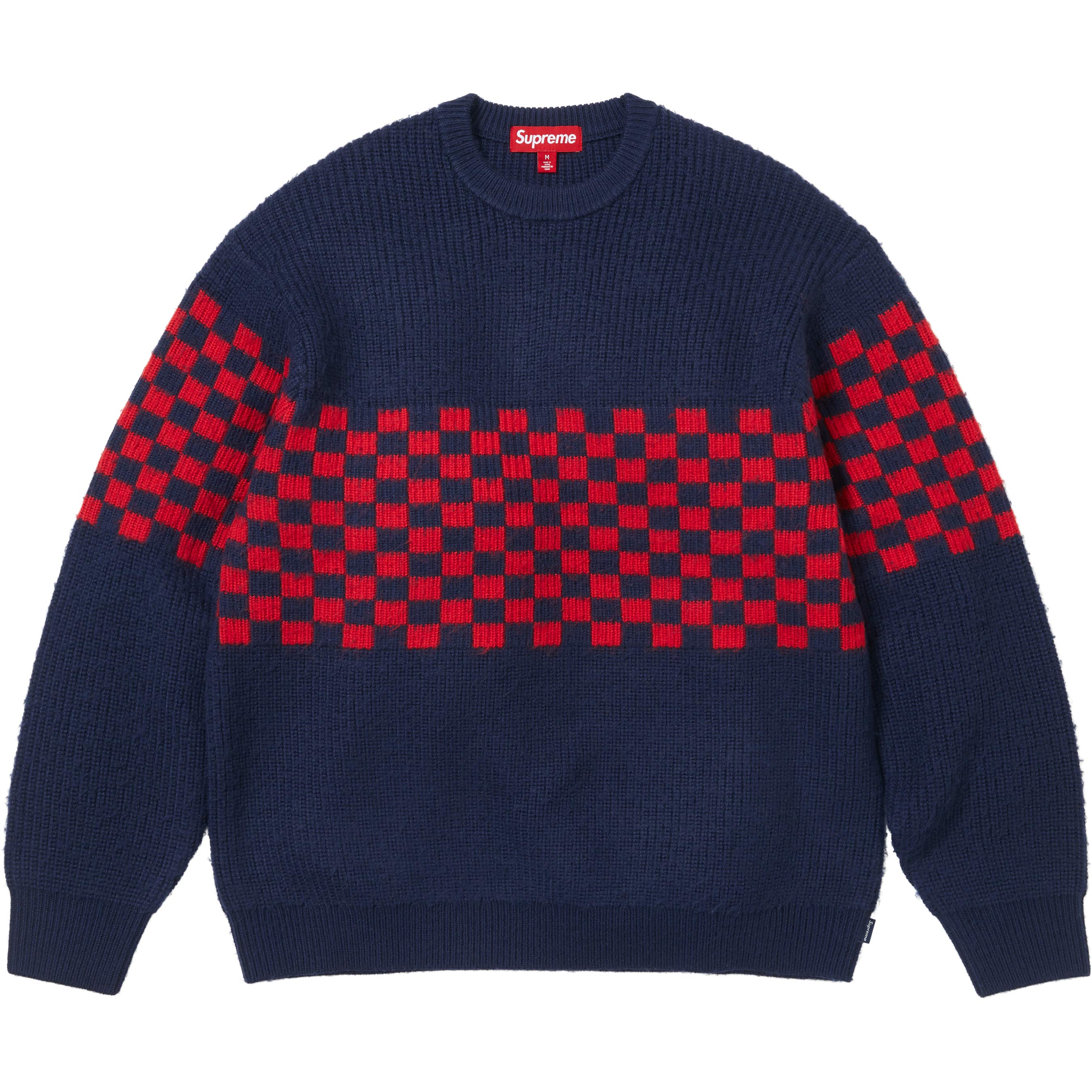 Checkerboard Pilled Sweater - Shop - Supreme