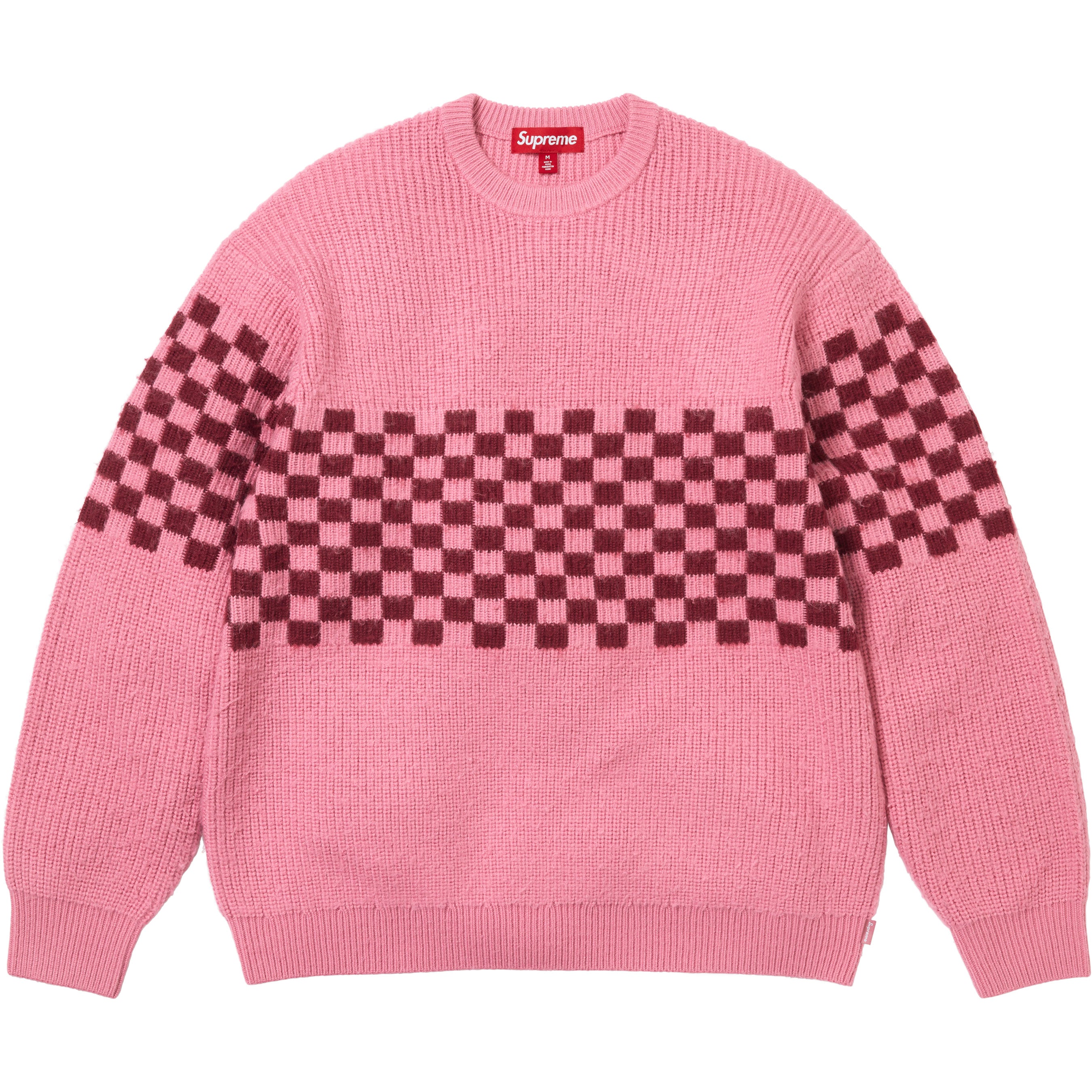 Checkerboard Pilled Sweater - Shop - Supreme