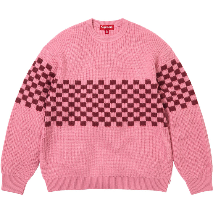 Checkerboard Pilled Sweater - Shop - Supreme