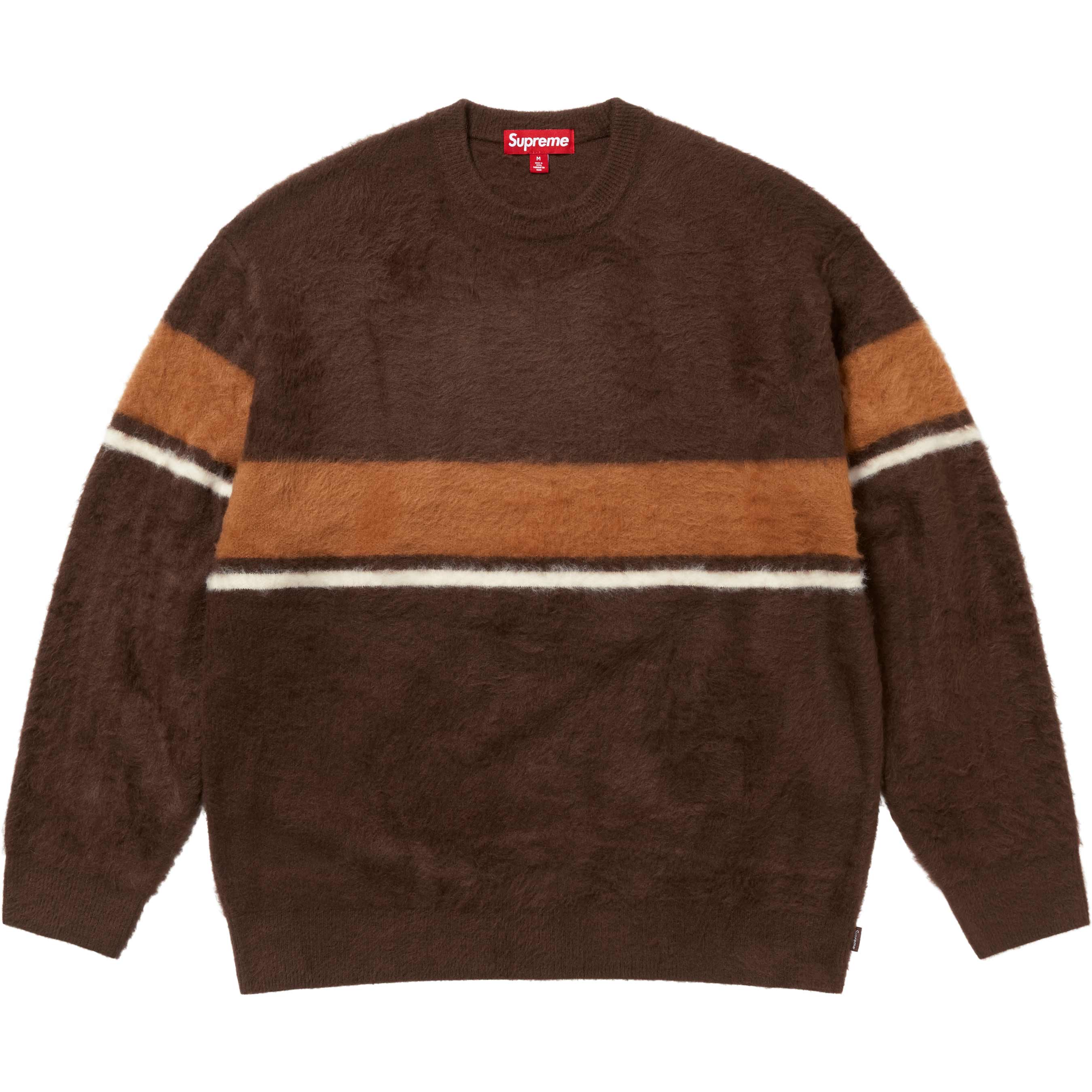 noah nyc カーディガン ニット セーター supreme Brushed Stripe Sweater - Shop - Supreme