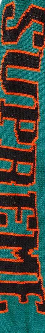 Jacquard Sleeve Half Zip Sweater