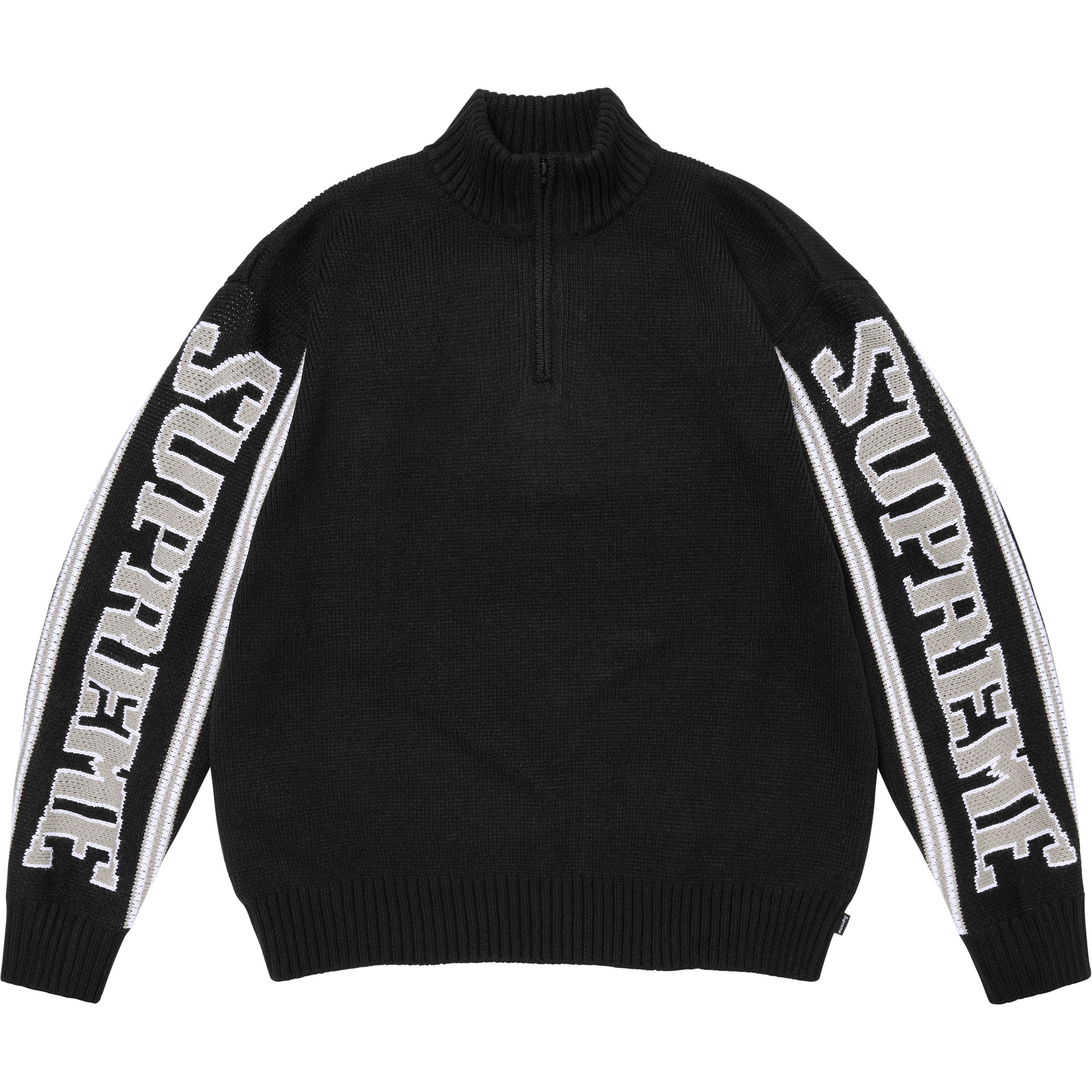Jacquard Sleeve Half Zip Sweater - Shop - Supreme