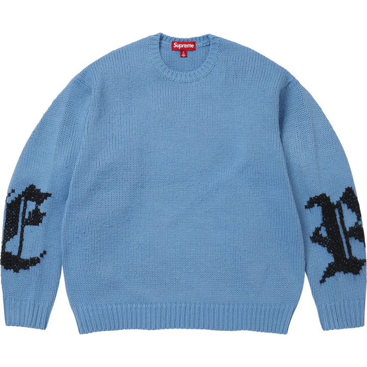 Cross Stitch Logo Sweater - Shop - Supreme