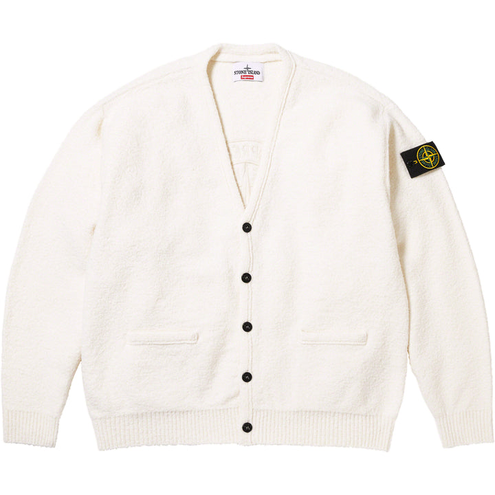 Stone island white cardigan Clearance