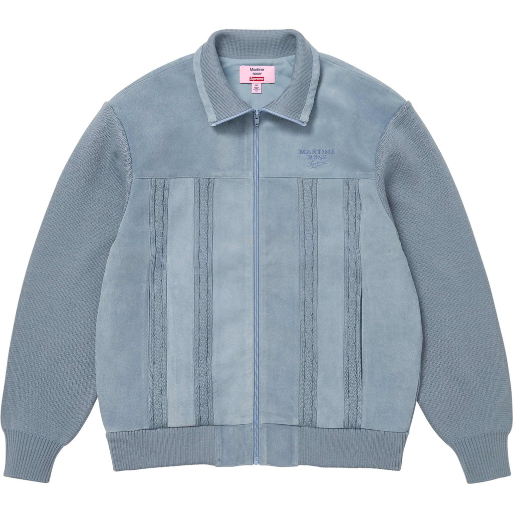 Supreme®/Martine Rose® Suede Zip Up Cardigan
