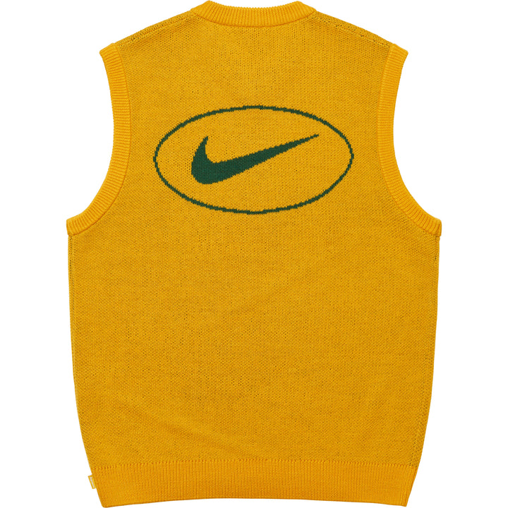 supreme nike sweater vest s yellow