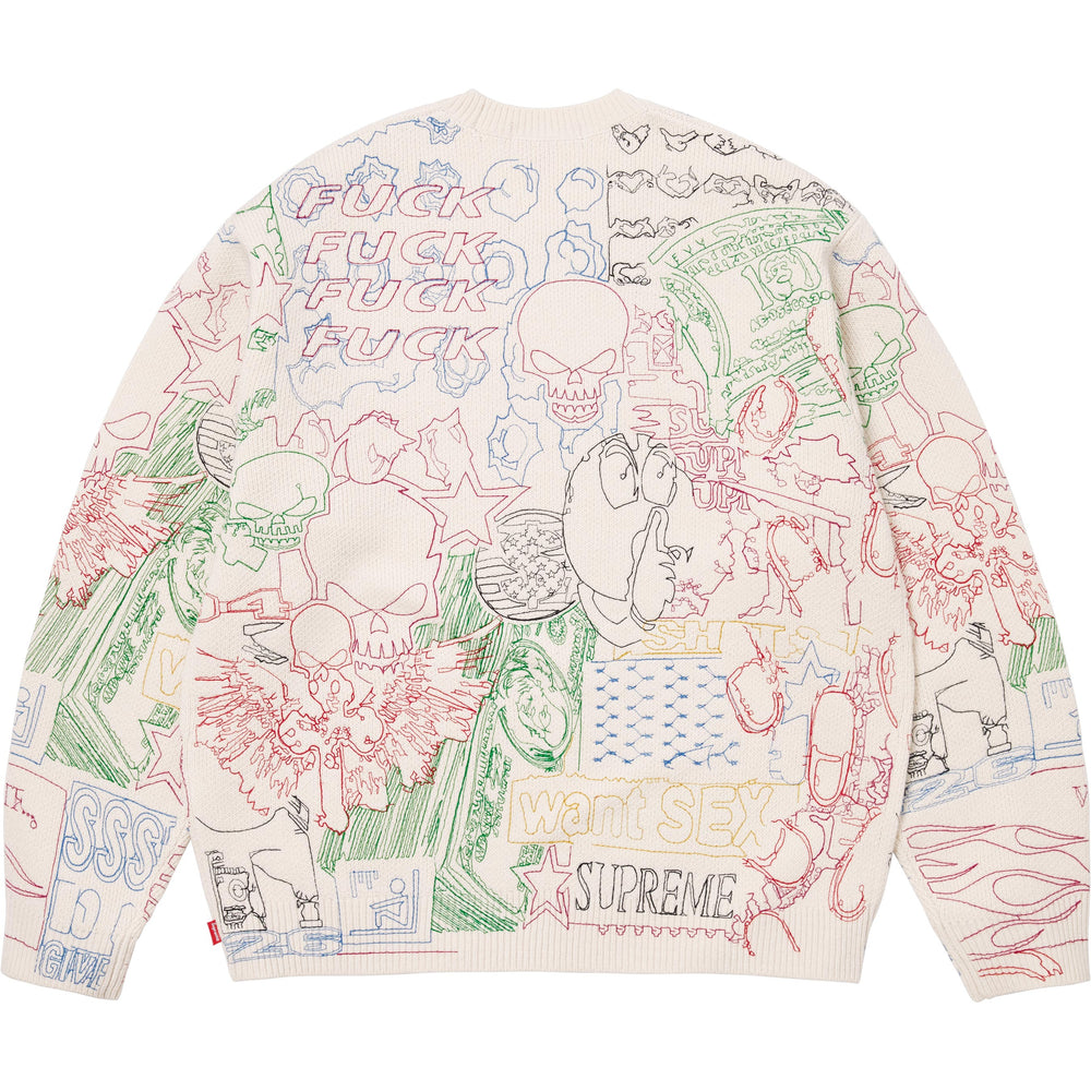 Collage Embroidered Sweater - Image 2