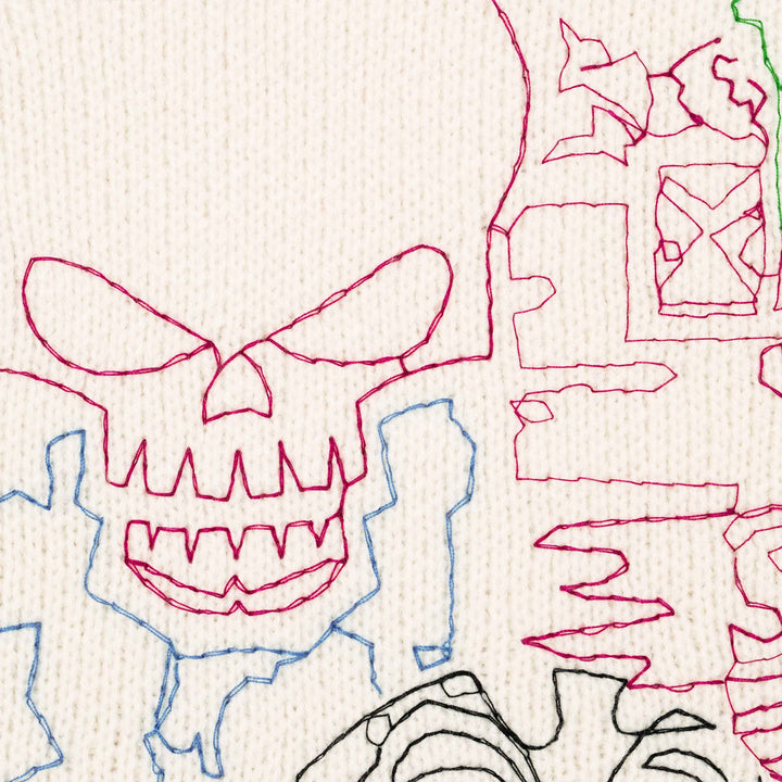 Collage Embroidered Sweater