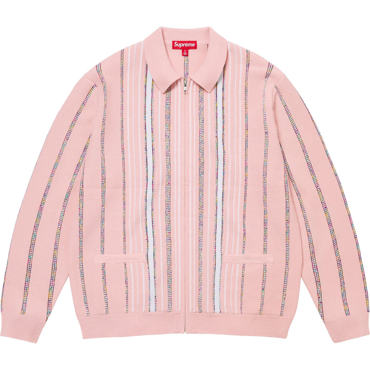 Speckle Stripe Zip Up Cardigan - Shop - Supreme