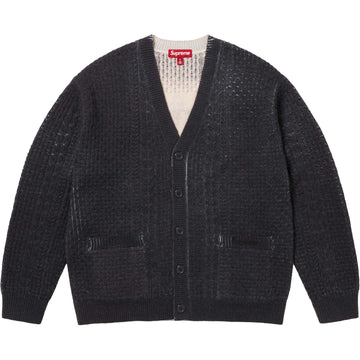 Supreme Textured Knotted Cardigan M ブルー Supreme Textured