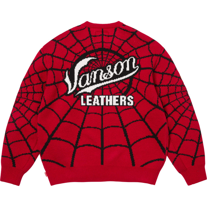 Supreme®/Vanson Leathers® Spider-Man Sweater - Shop - Supreme