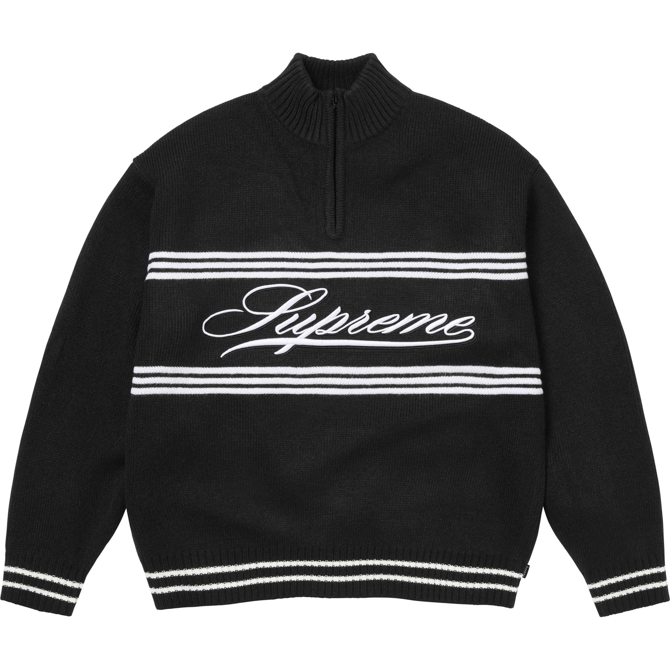 トップス Supreme Speckle Stripe ZipCardigan Black Supreme Speckle Stripe Zip Up Cardigan - メルカリ