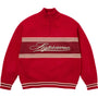Script Stripe Half Zip Sweater