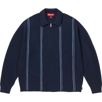 トップス Supreme 24FW Back Stripe Sweater M Brown Back Stripe Sweater | Supreme 24fw