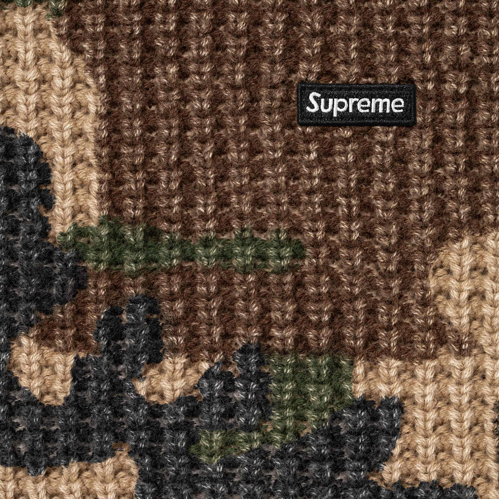 Washed Small Box Waffle Sweater - Image 2