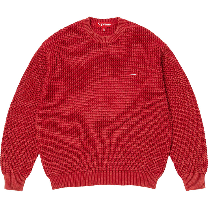 Washed Small Box Waffle Sweater - Shop - Supreme Washed Small Box Waffle Sweater - Shop - Supreme