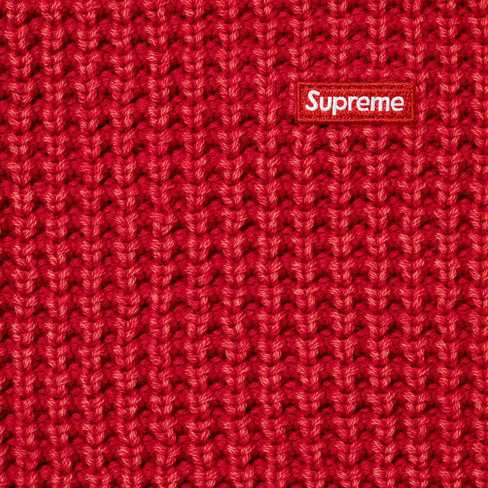 Washed Small Box Waffle Sweater - Image 2