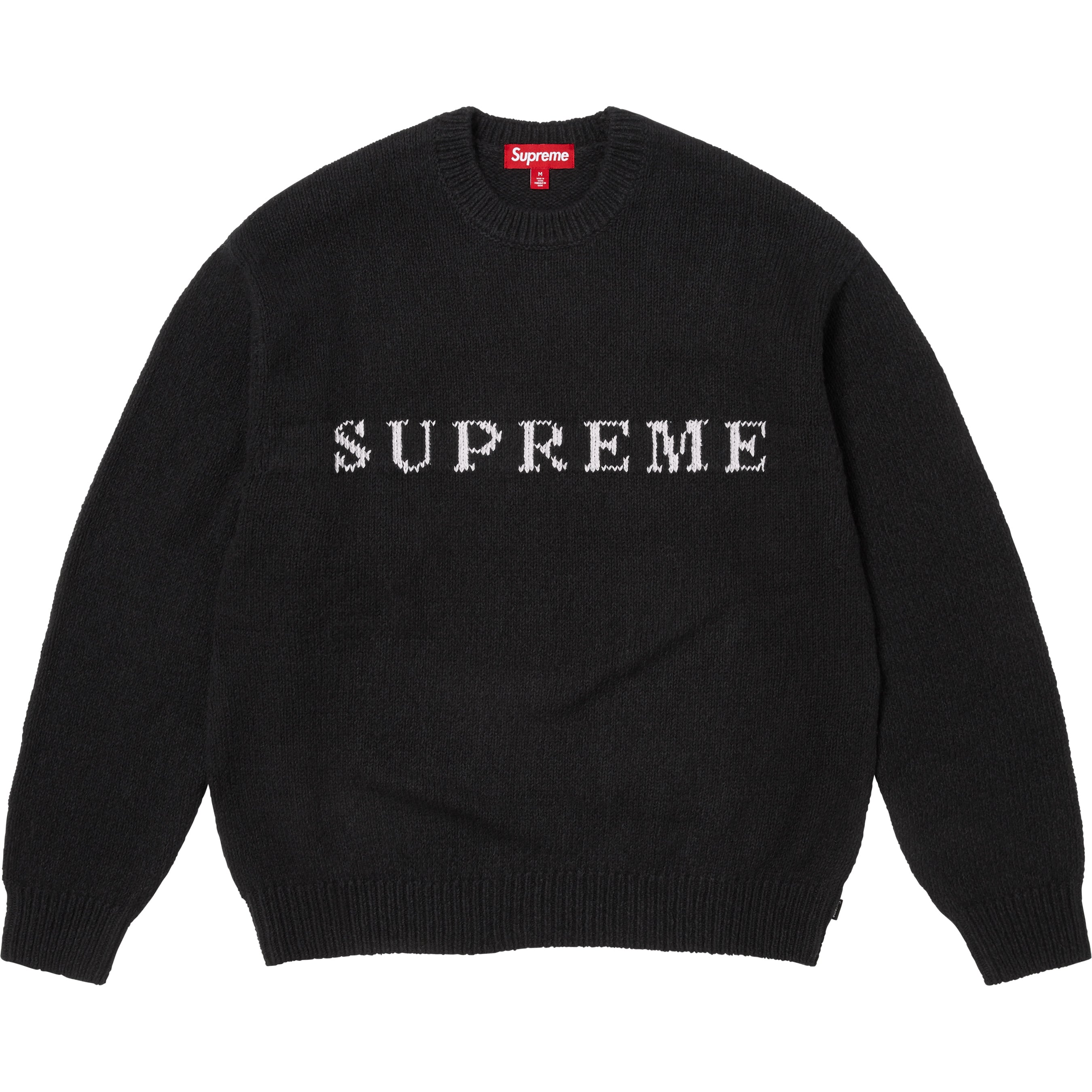 Contrast Logo Sweater - Shop - Supreme