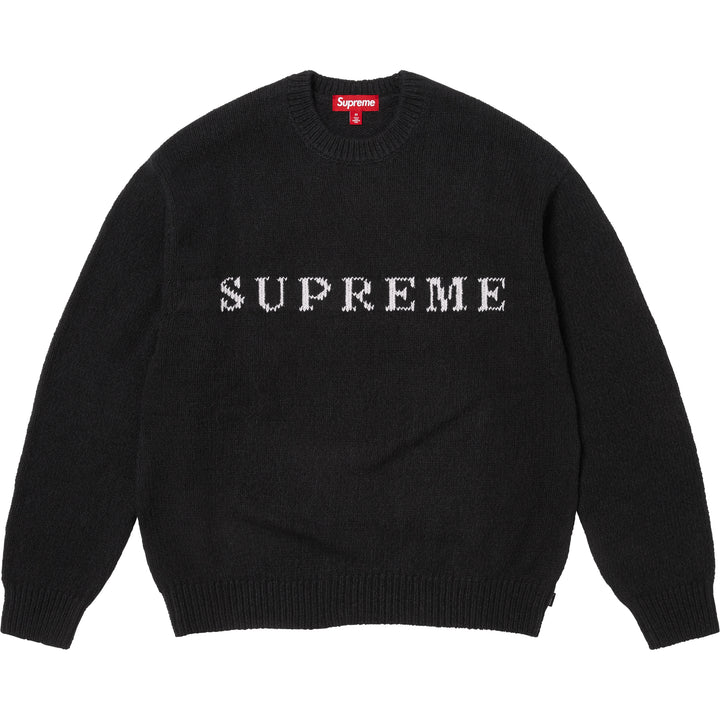 Contrast Logo Sweater