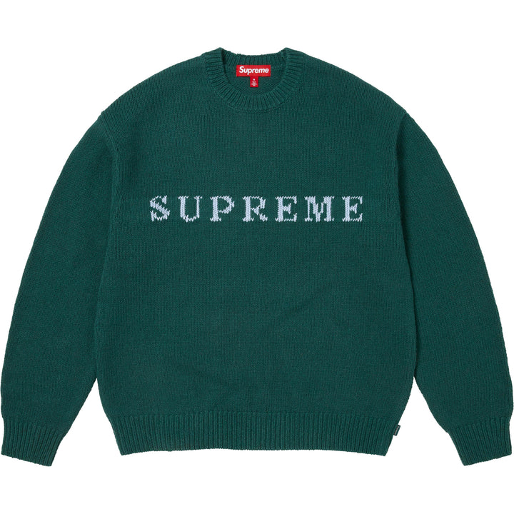 Contrast Logo Sweater