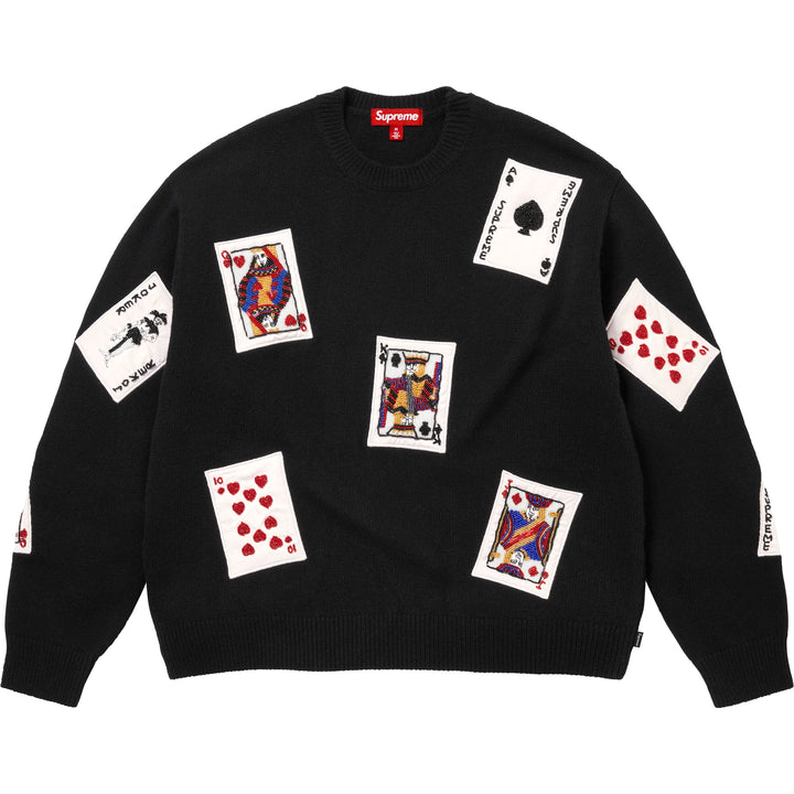 Beaded Cards Sweater - Shop - Supreme
