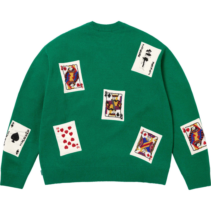 Beaded Cards Sweater - Shop - Supreme
