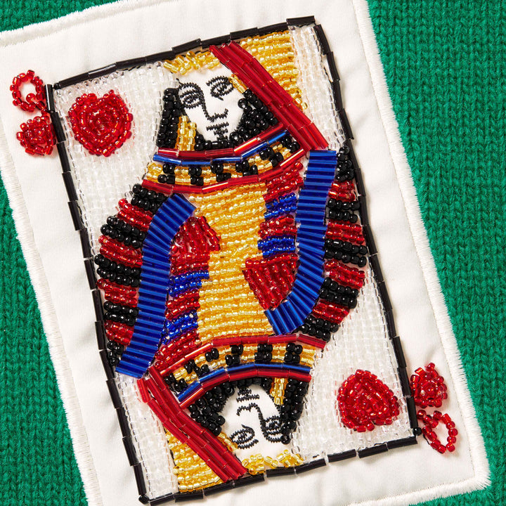 Beaded Cards Sweater - Shop - Supreme