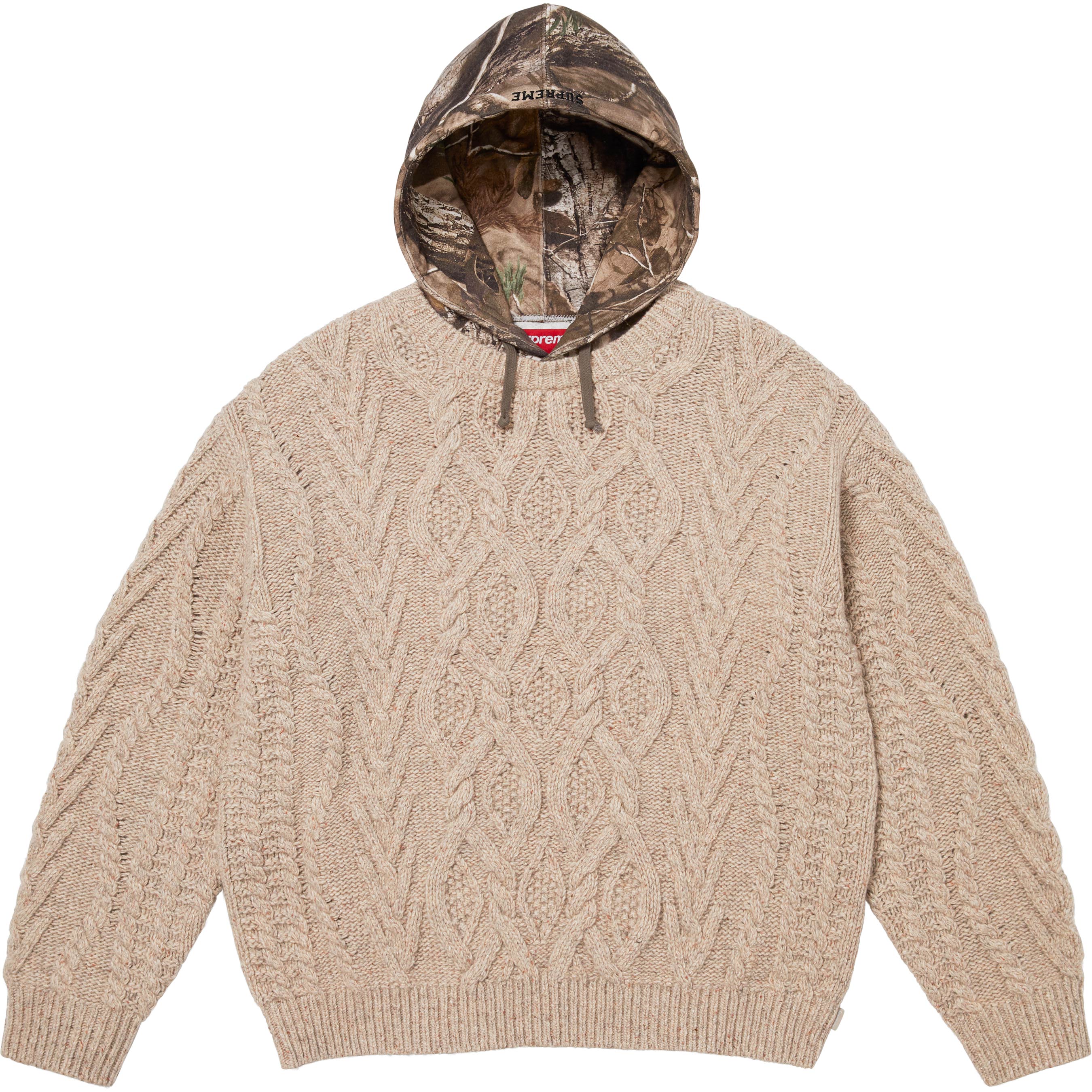 Cable Hooded Sweater - Shop - Supreme