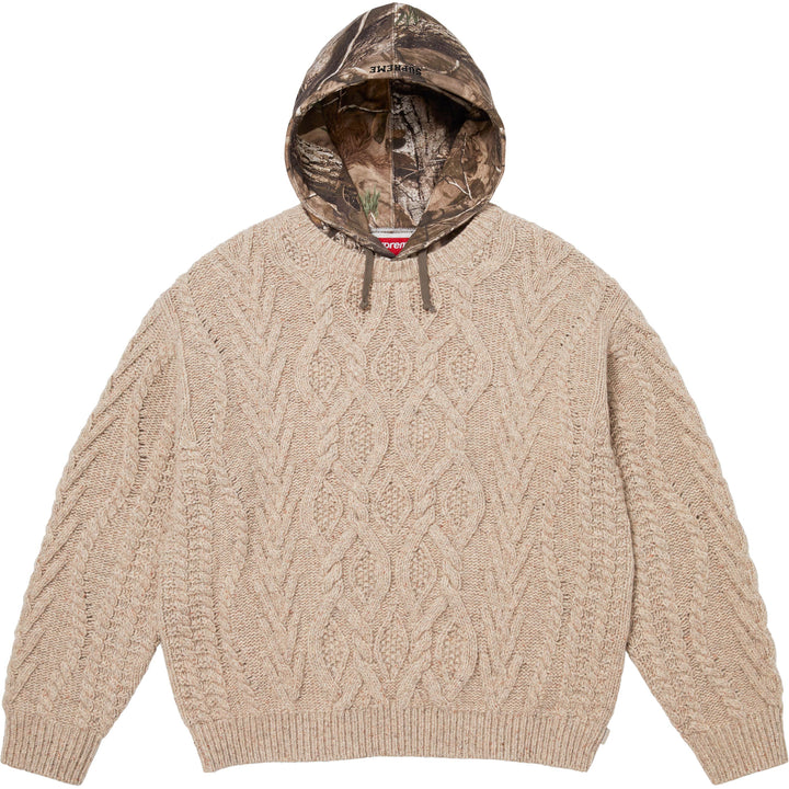Cable Hooded Sweater