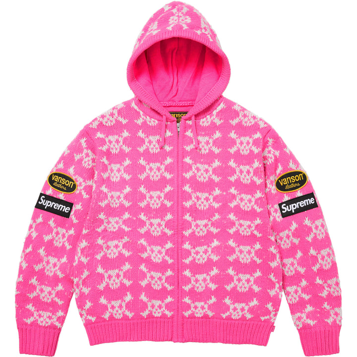 Supreme グラデーションパーカー Sサイズ Supreme®/Vanson Leathers® Skull Zip Up Hooded Sweater - Shop - Supreme
