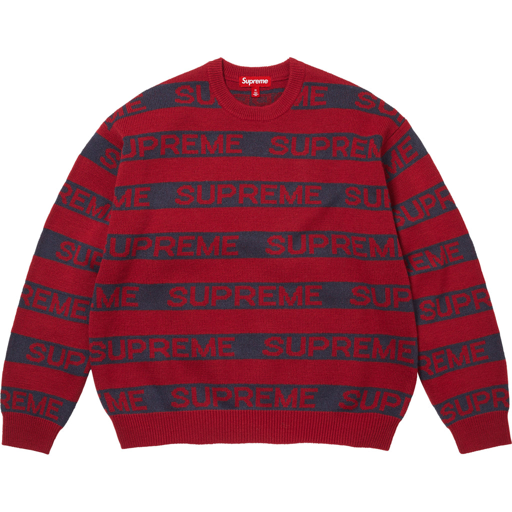 Stripe Logo Sweater