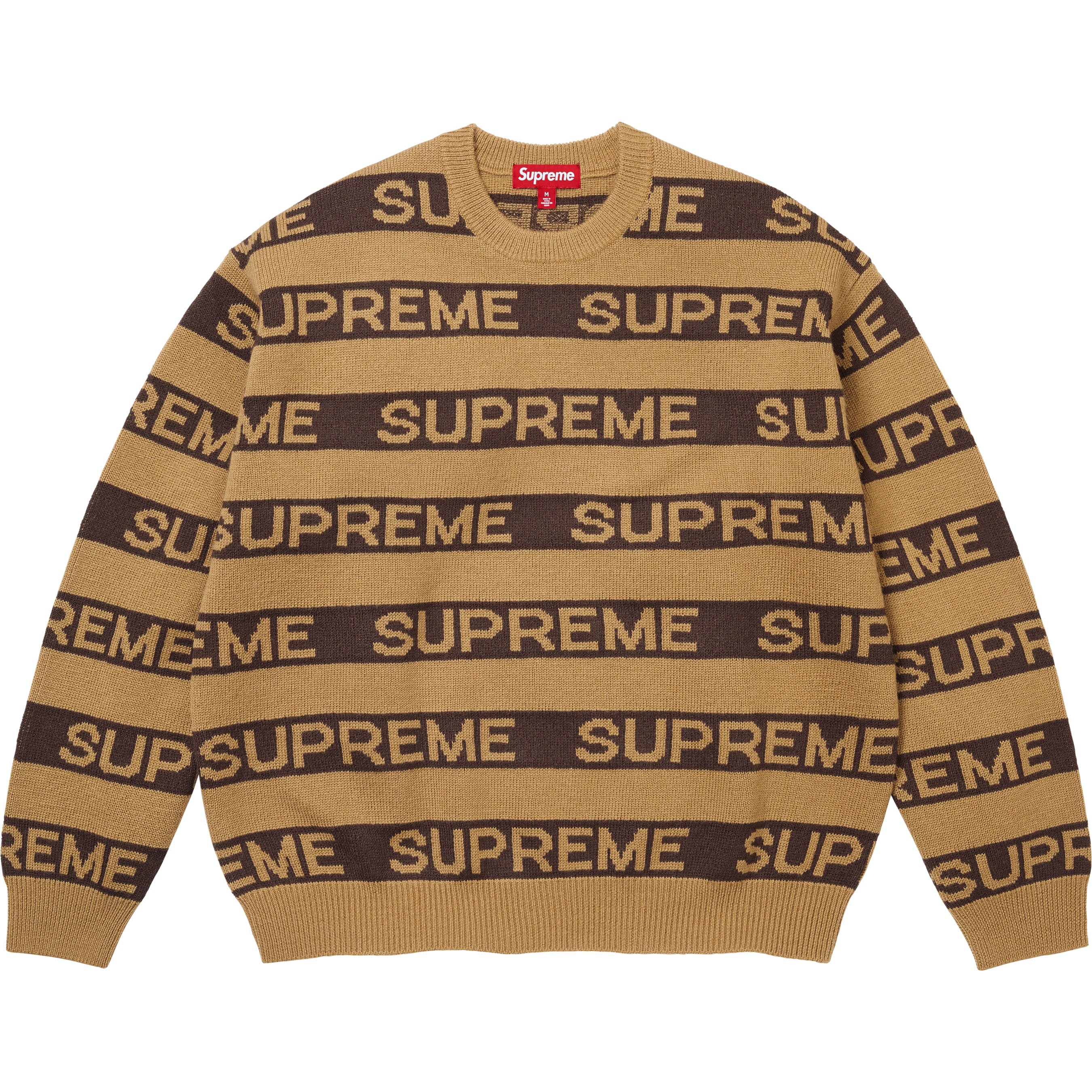 Stripe Logo Sweater - Shop - Supreme